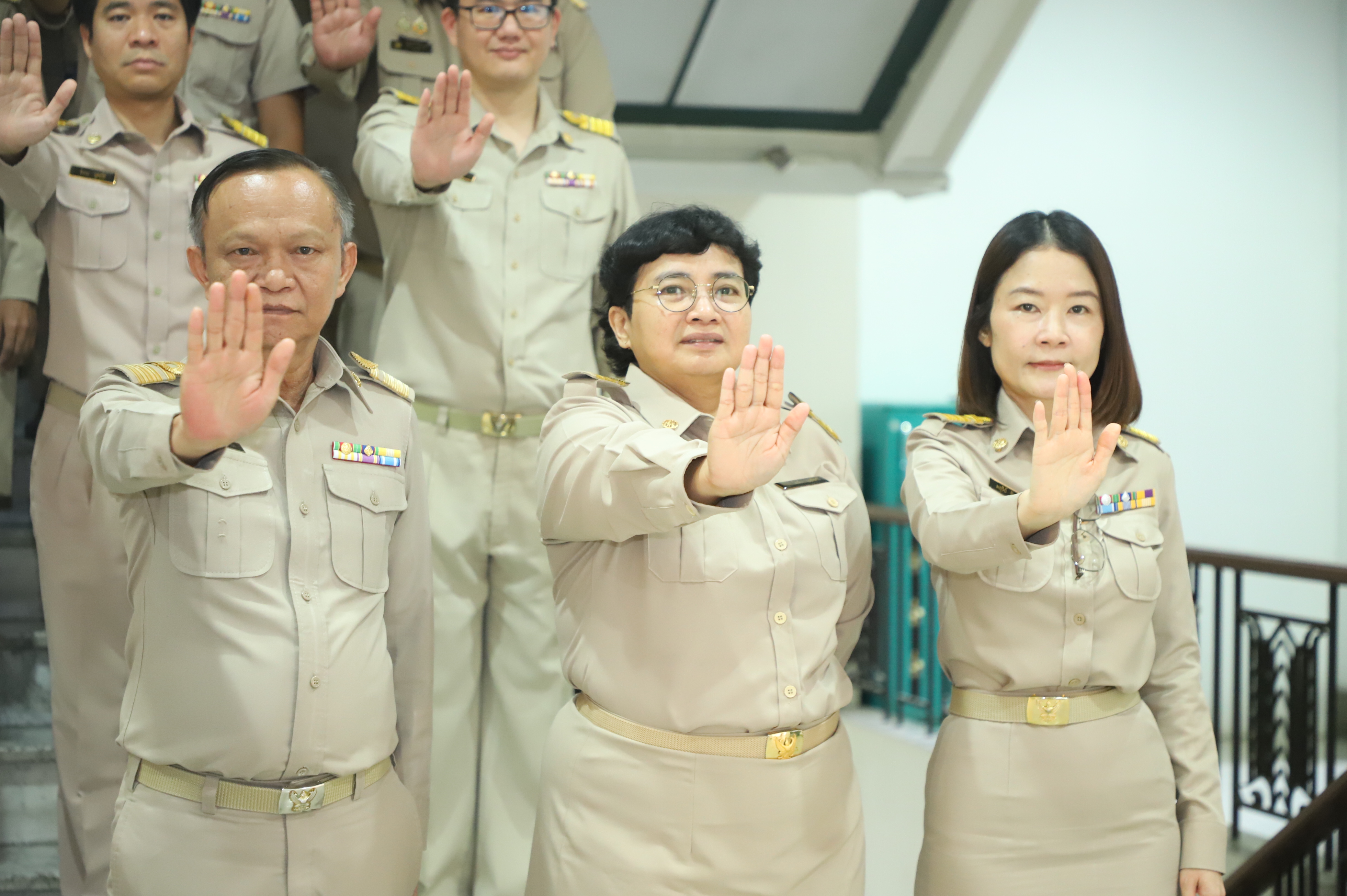 title - สกม. ประกาศเจตนารมณ์เป็นองค์กรคุณธรรม ประจำปีงบประมาณ พ.ศ. 2569 พร้อม แสดงออกเชิงสัญลักษณ์และแสดงเจตนารมณ์ไม่รับของขวัญและของกำนัลทุกชนิดจากการปฏิบัติหน้าที่ (No Gift Policy)